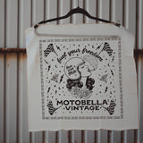 MotoBella Vintage Collector’s Bandana – Fuel Your Freedom