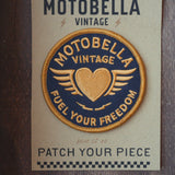 Motobella Vintage, Fuel Your Freedom Heart Patch