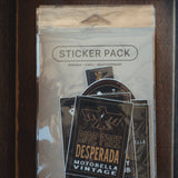 MotoBella Vintage Sticker Pack (7-Pack)