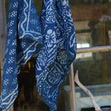 Block Print Bandana _ Indigo Blue