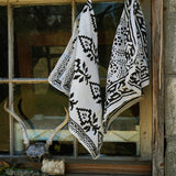 Block Print Bandana_ Black & White