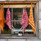 Block Print Bandana_Yellow & Pink