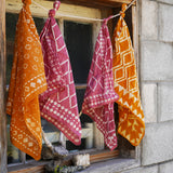 Block Print Bandana_Yellow & Pink