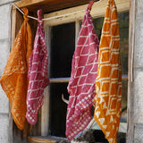 Block Print Bandana_Yellow & Pink