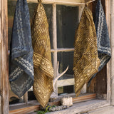 Block Print Bandana_ Dark Blue & Olive