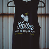 MotoBella Vintage Tank – Hotter Than My Exhaust Pipe