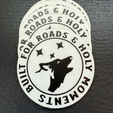 Built For Roads & Holy Moments Set of 3 Decal for $8