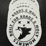 Built For Roads & Holy Moments Set of 3 Decal for $8