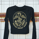 Dye Washed Raglan Long Sleeve : Rebuild, Reclaim, Restore